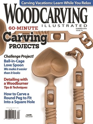 cover image of Woodcarving Illustrated Issue 75 Spring/Summer 2016